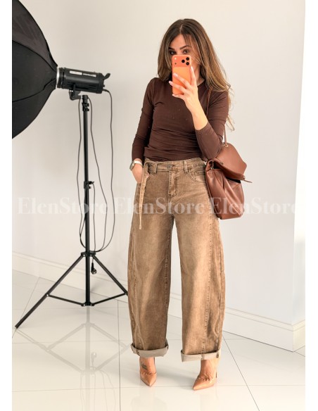 Bluzka Longsleeve Chocolate