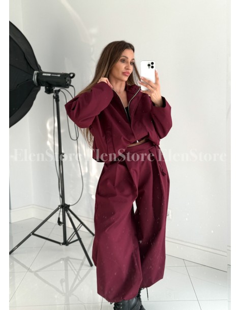 Komplet Stone Bordo