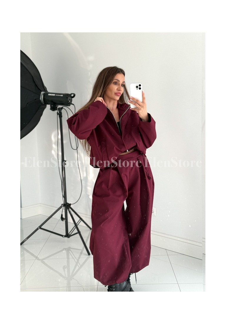 Komplet Stone Bordo